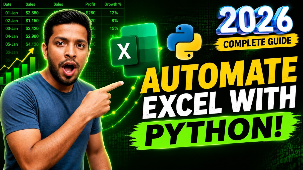 Automate Excel Data Entry with Python Magic (2026 Guide) 🚀