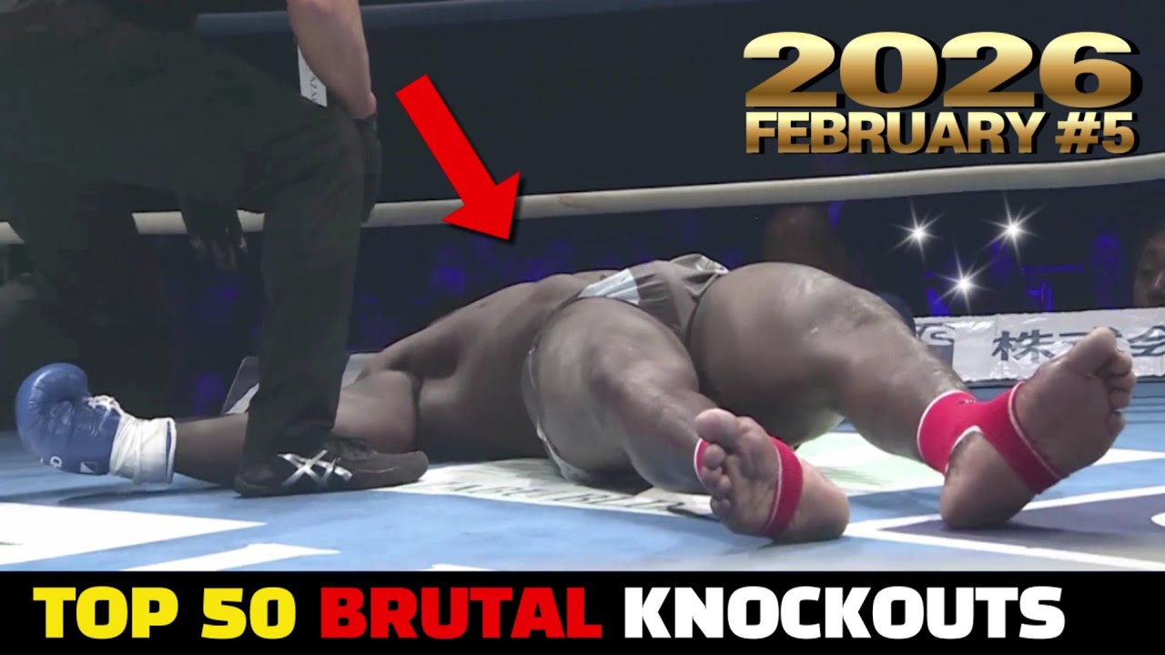 Top 50 Muay Thai i MMA&bull;Kickboxing Brutalny KO集| Luty 2026 #5