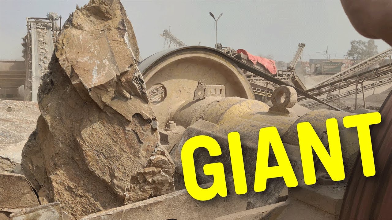 GIANT 👹 Sand Crushing ASMR 🛠️🪨⚒️ How STONE CRUSHER works⁉️ 💁‍♀️How to CRUSH ROCKS ⁉️Jaw/Rock Crusher