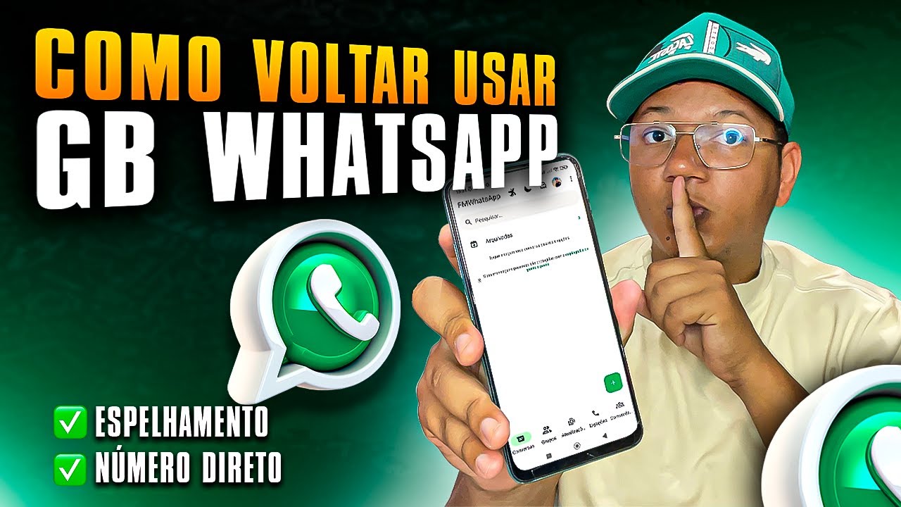 CONSEGUIII! COMO  VOLTA USAR GB WHATSAPP 2025 PASSO A PASSO