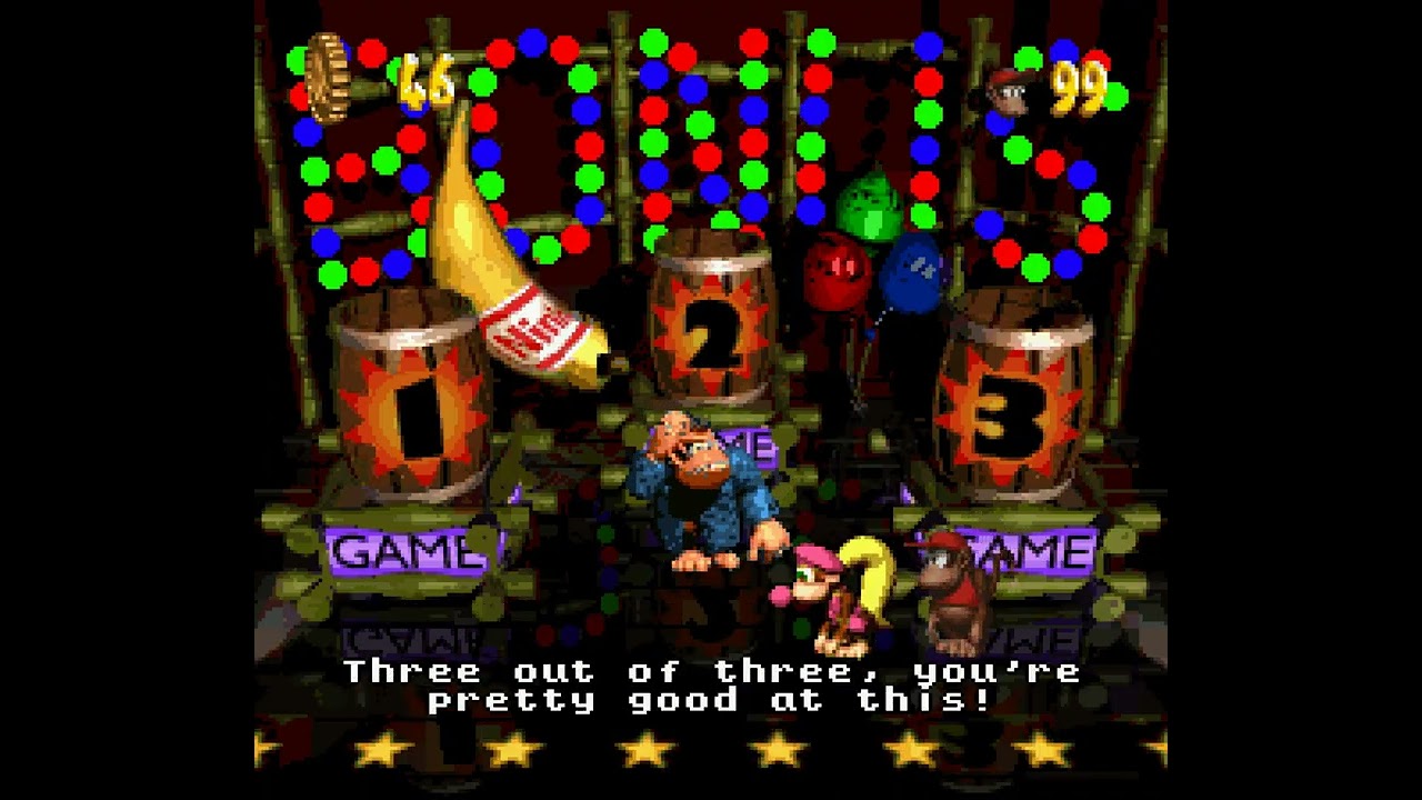 Donkey Kong Country 2 (SNES) - Krazy Kremland - Swanky's Bonus Bonanza #4
