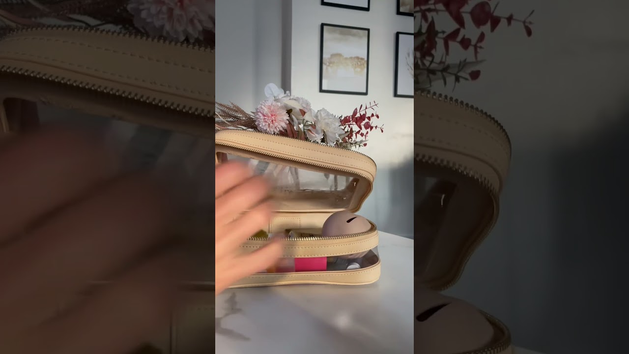 Amazon Travel Essentials: Beauty Goodies Makeup Bag #amazontravel #travelaccessories #makeupbag