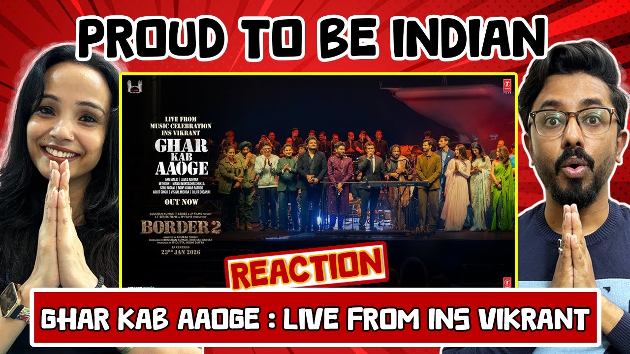 Гар Каб Ааоге в прямом эфире в INS Vikrant Reaction | BORDER 2 Песни | С Днем Республики 🇮🇳