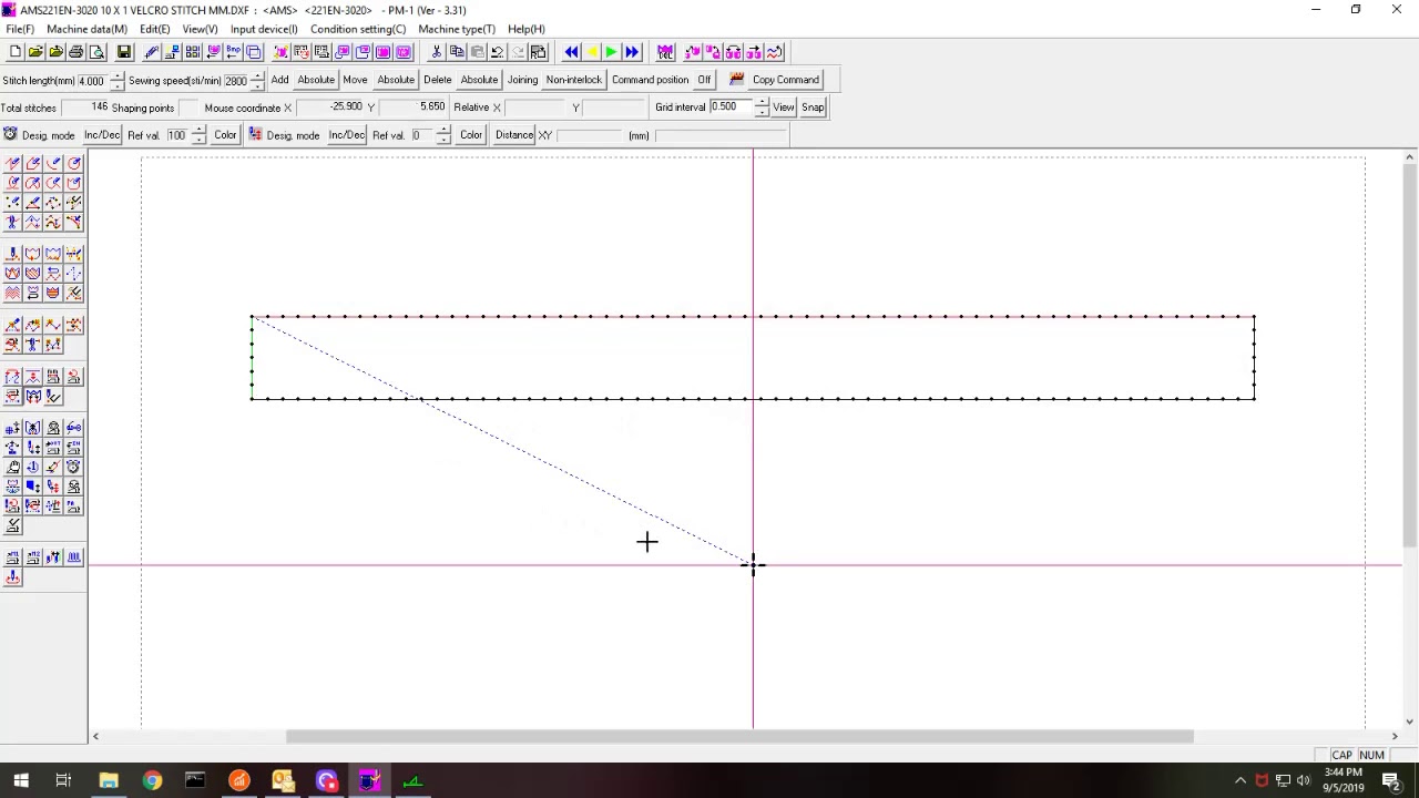 PM 1 INSTRUCTIONS USING A DXF FILE