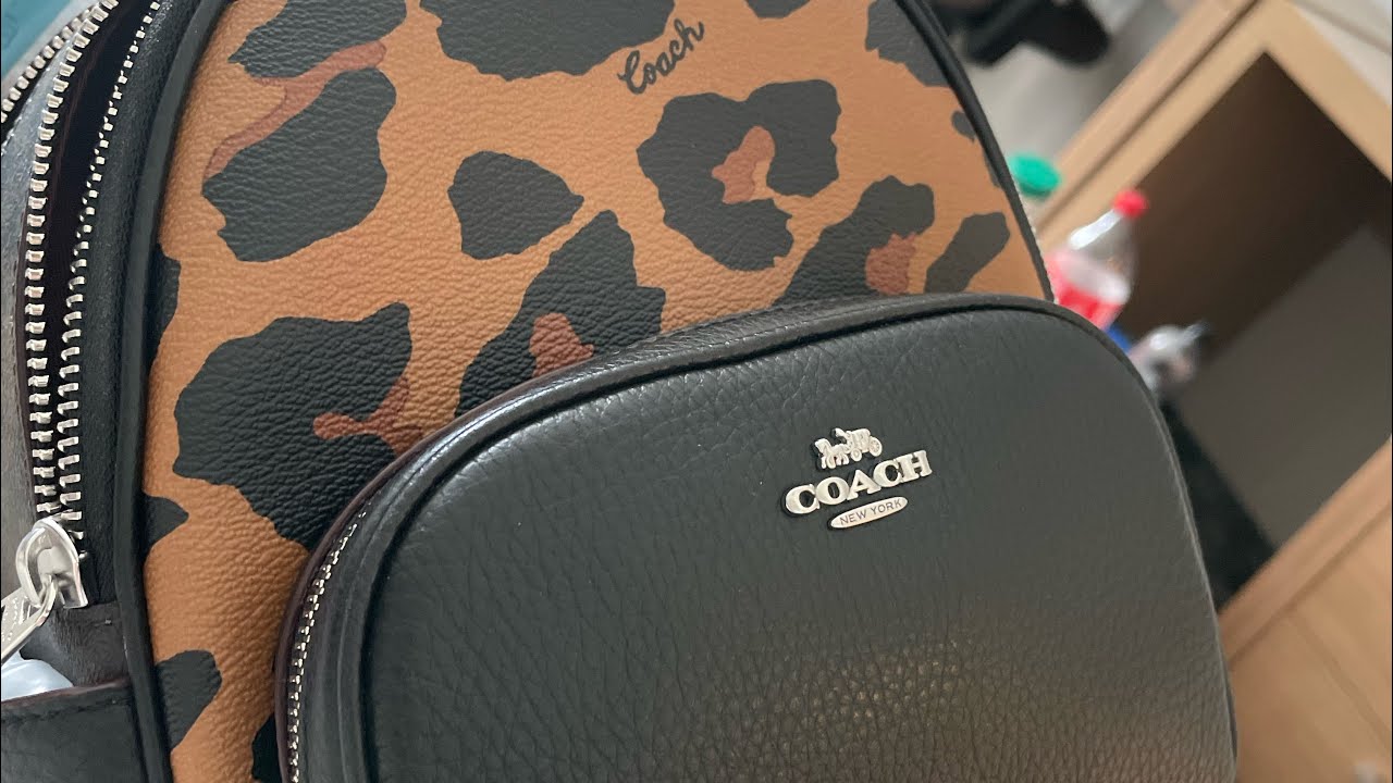 What’s in my *NEW* Coach COURT mini backpack!