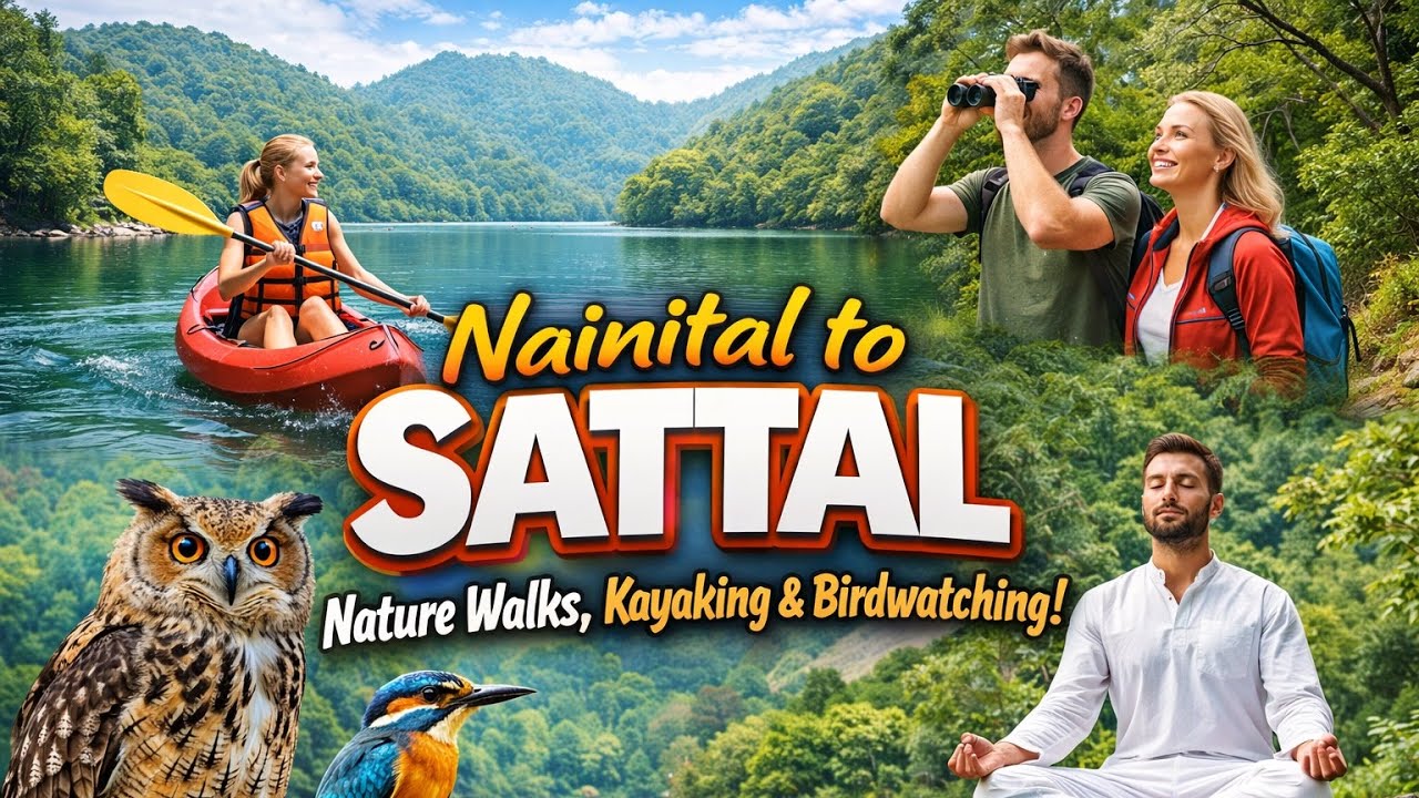 Nainital to Sattal  | Nainital Tourist Places | Bird Watching at Sattal | Kayaking at Sattal.