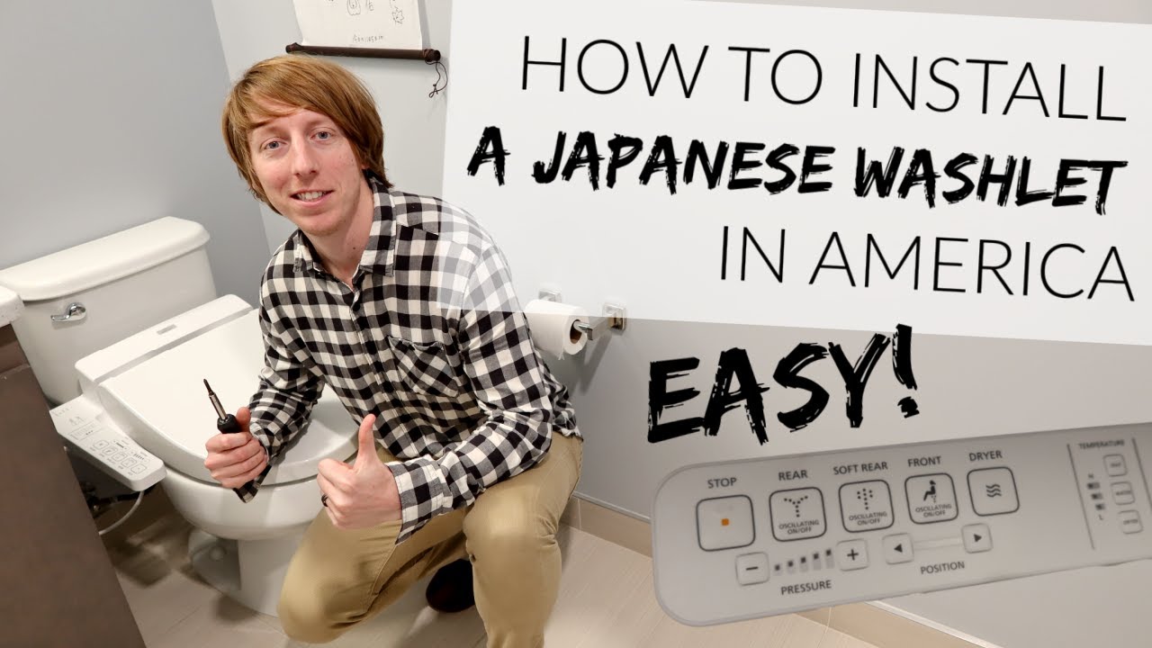 JAPANESE WASHLET INSTALL | Toto C100