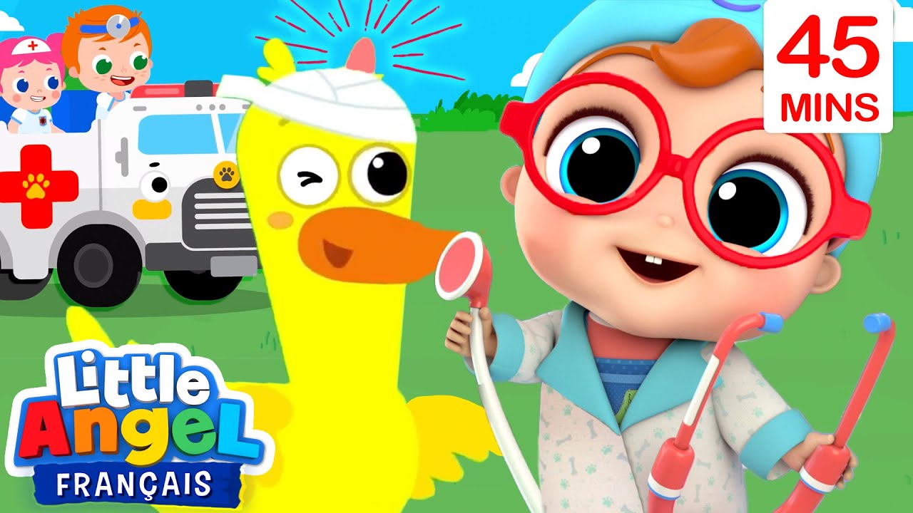 Soignons les bobos des animaux | Comptines pour enfants | Little Angel Français