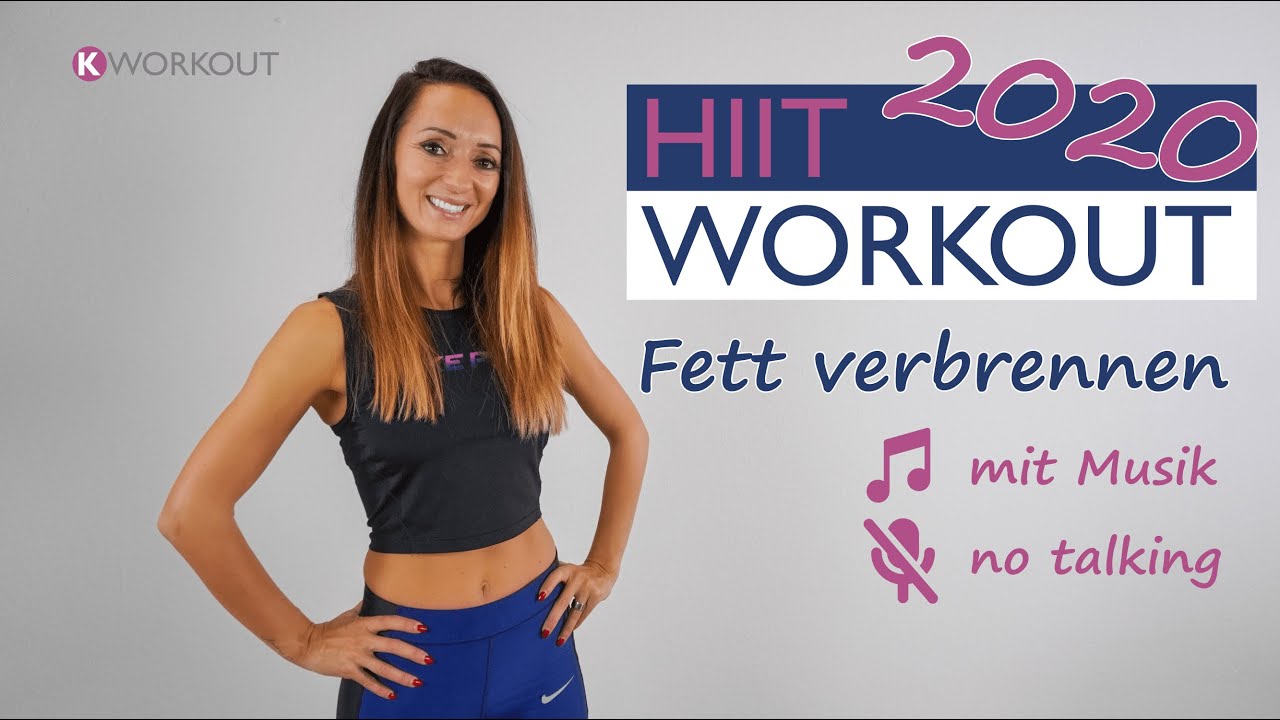 HIIT WORKOUT Fett verbrennen 2020 / no talking / mit Musik | Katja Seifried