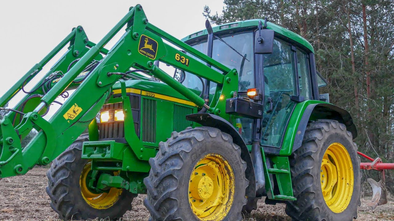 Nowy Nabytek! John Deere 6110 w Nocnej Orce na 5 Skib! Ogień z Rury! Boguc AgroTV
