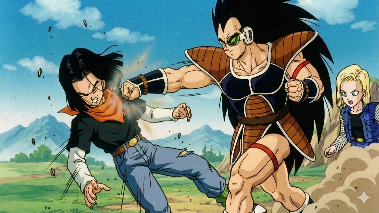 El día que Raditz viajó 5 años al futuro... y cayó en la SAGA DE LOS ANDROIDES I PARTE 1 🔥