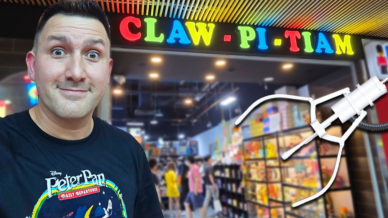 Weird Claw Machines at Claw Pi Tiam in Singapore!