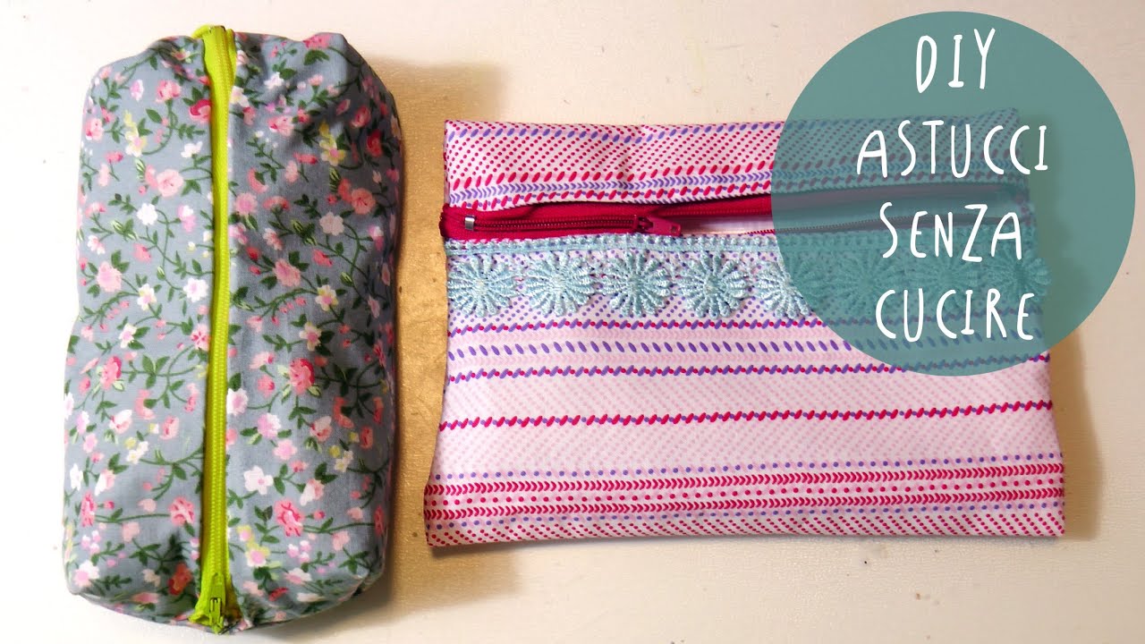 Tutorial BACK TO SCHOOL: ASTUCCI fai da te SENZA CUCIRE in 3 STILI by ART Tv