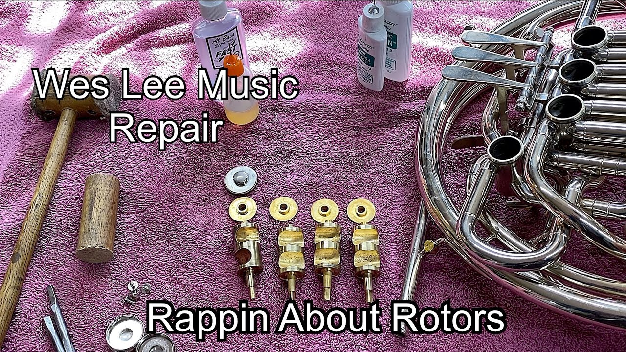 “Rappin About Rotors”- Oiling & Stringing French Horn Rotors- Wes Lee Music Repair