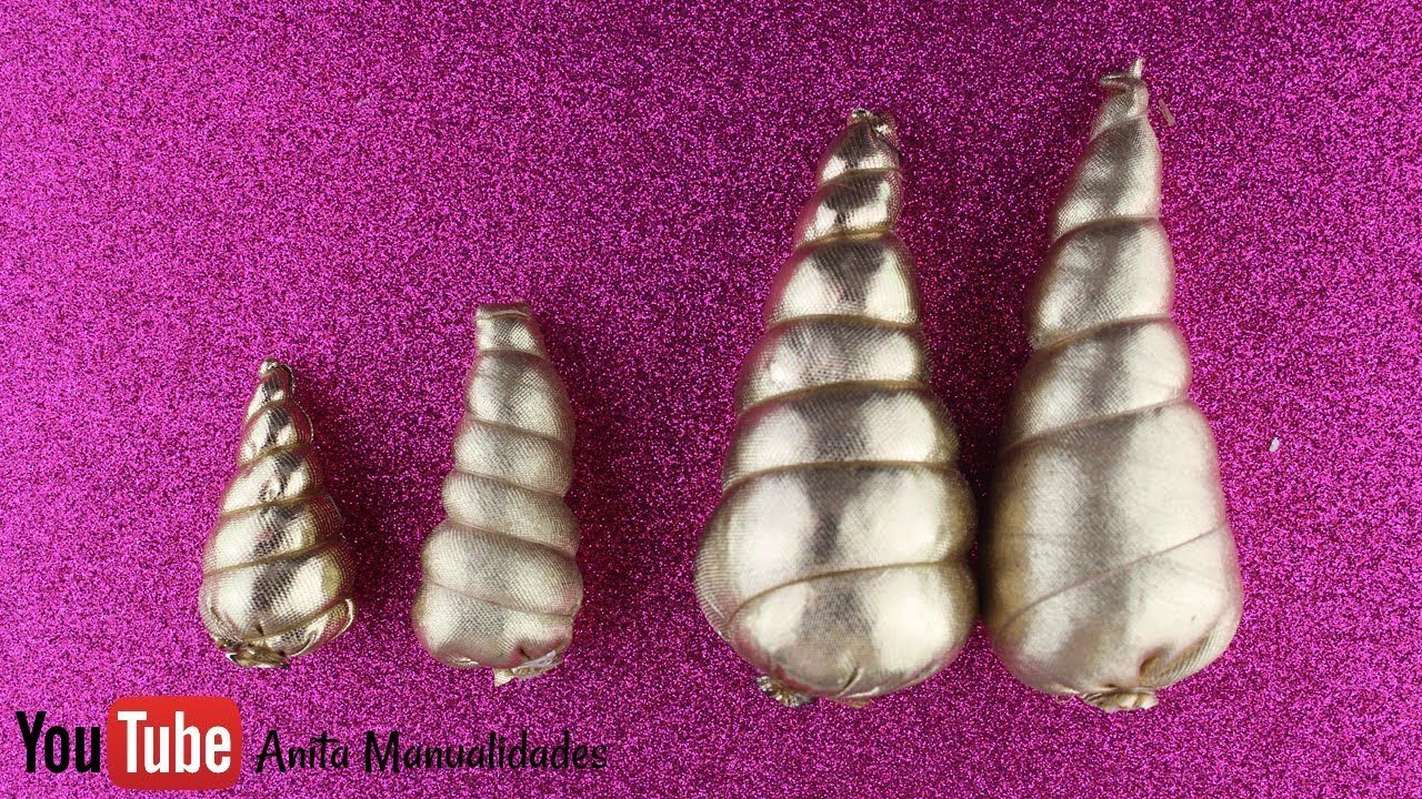 Cuerno Unicornio Paso a Paso - unicorn horn - рог единорога