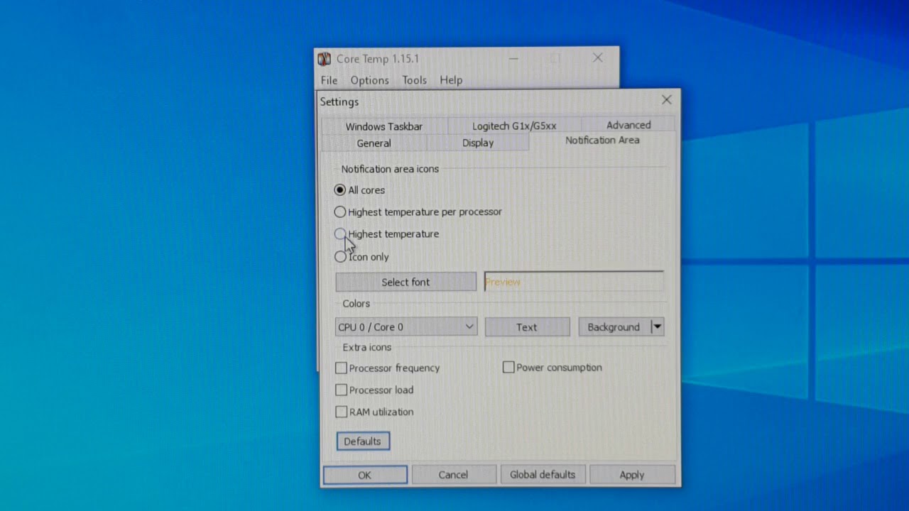 How to setup CoreTemp step by step By:NSC