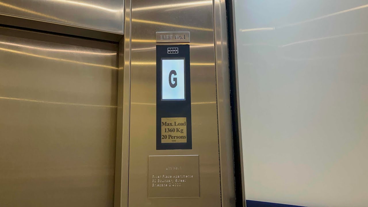 Old Vs New! Kone 7000’s (Mod. TKE) Traction lifts at River City Apartments, Brisbane City, QLD