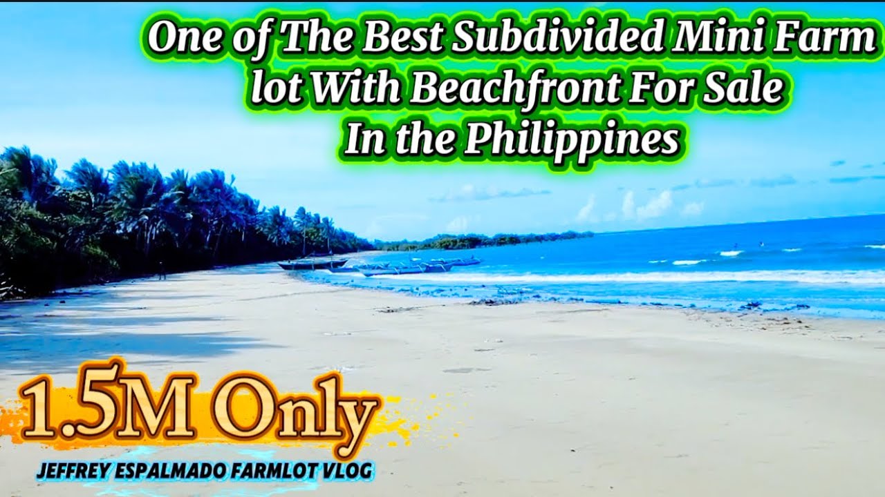 V#201 One of the Best Subdivided farm W/Beach lot For Sale in the Philippines.1000sqm for Only 1.5M 