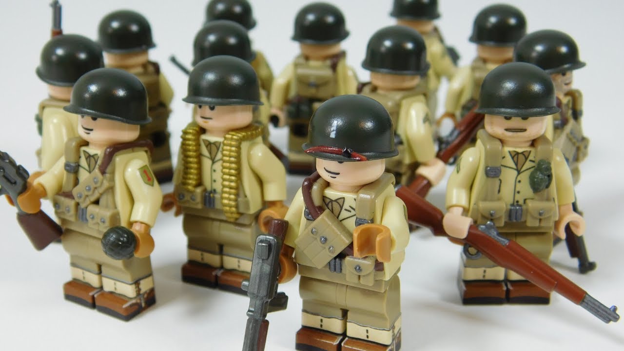 WWII LEGO Brickarms US Vest Painting Tutorial