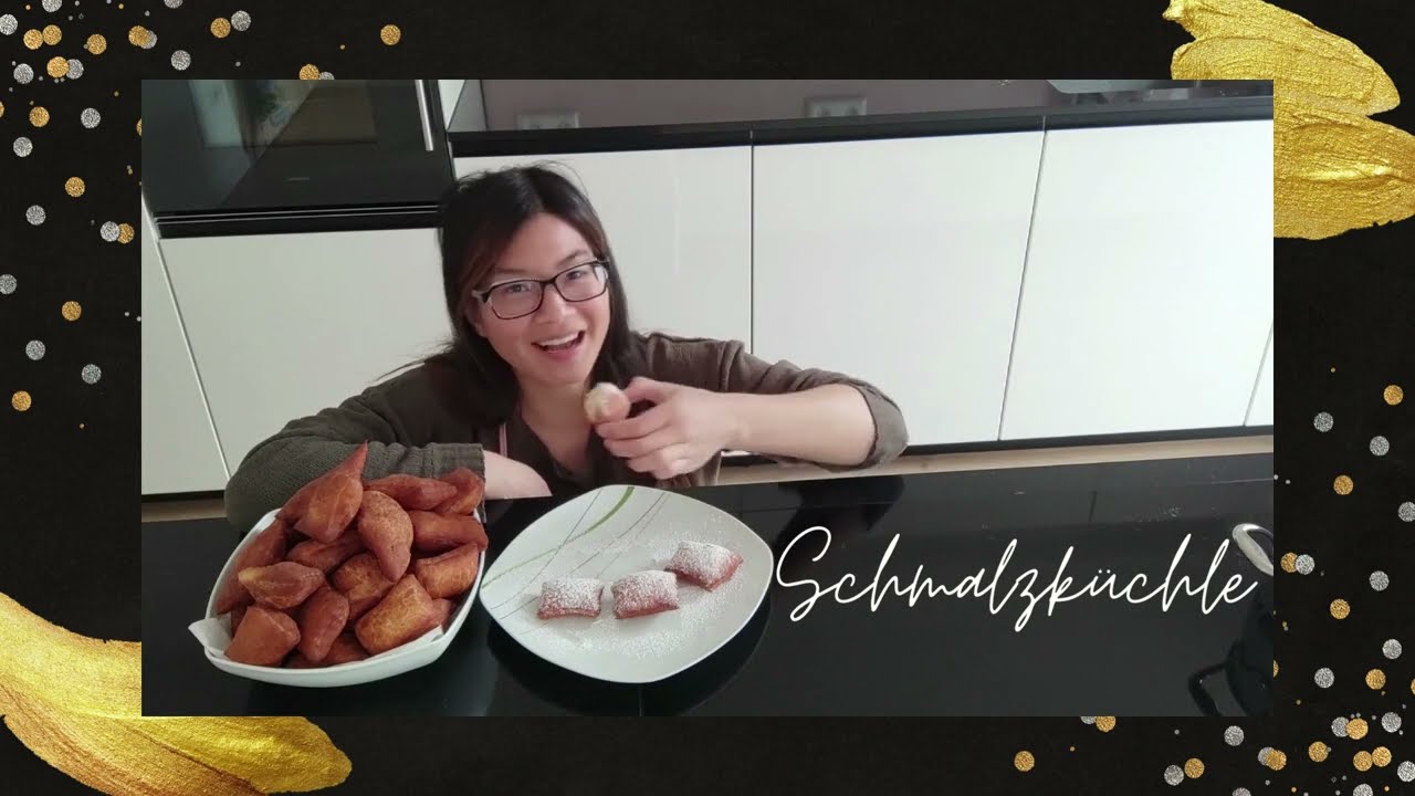 Schmalzküchle selbst machen/Schmalzkuchen selbst machen/wie auf der Kirmes oder dem Weihnachtsmarkt