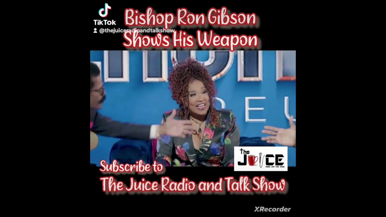 Bishop Ron Gibson Shows us he Stays on Ready! Packing his weapon at all times.