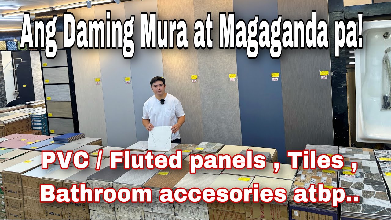 Home Material update Gaya ng Tiles , PVC panel , Bathroom accesories atbp..