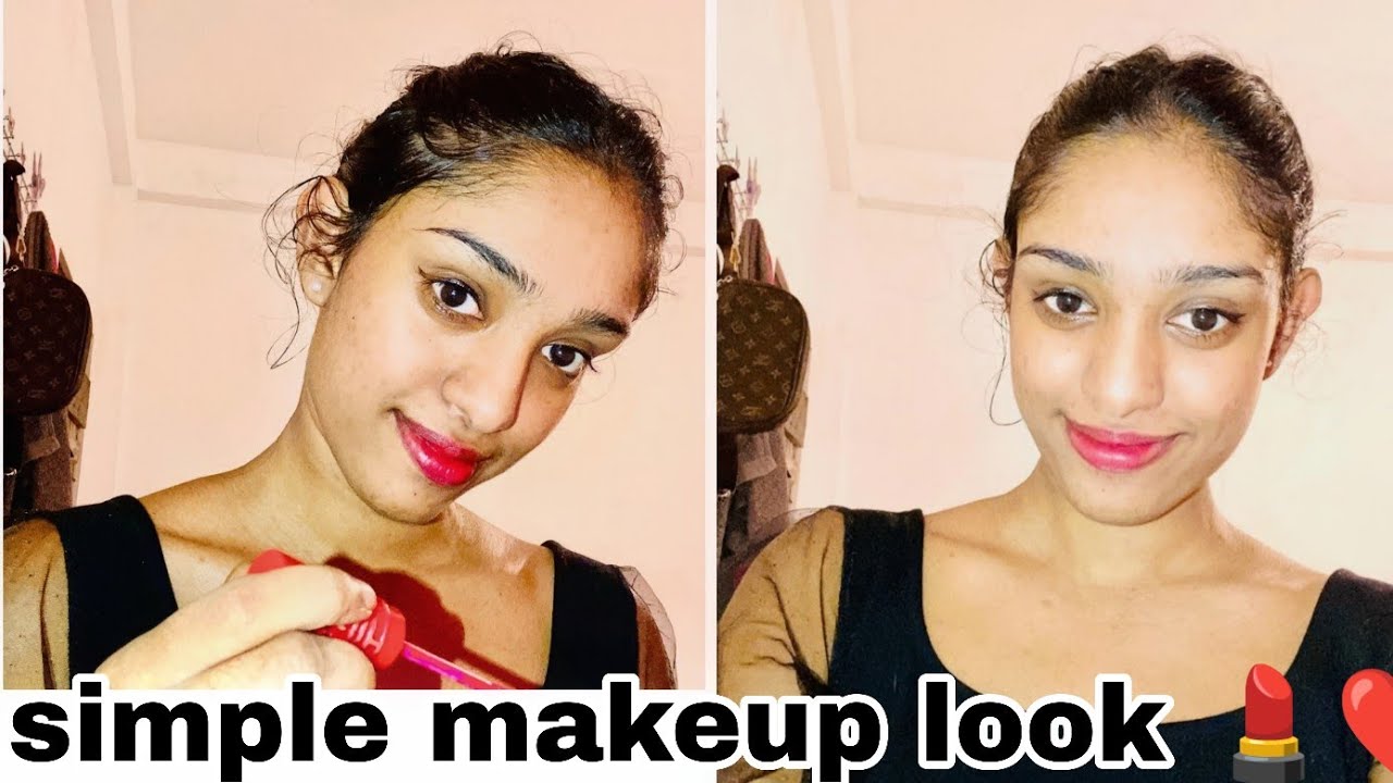 Simple makeup look (Sinhala)