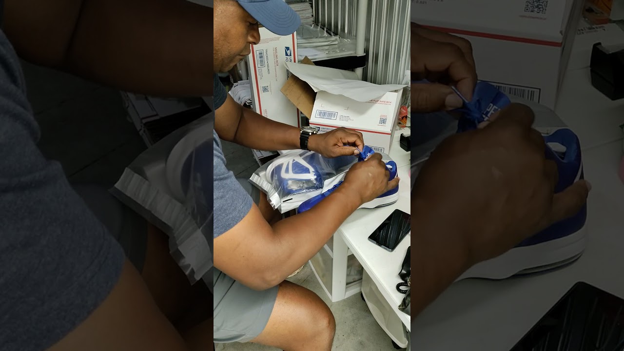 packing and shipping a size 16 Nike air max sneakers
