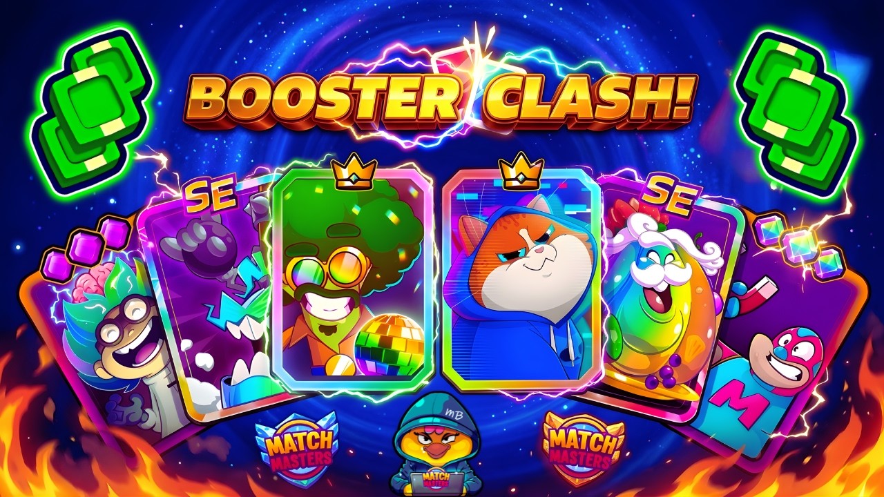 BEST WAY TO GET NEW BOOSTERS🔥 #matchmasters BOOSTER CLASH on VERTICAL RUSH