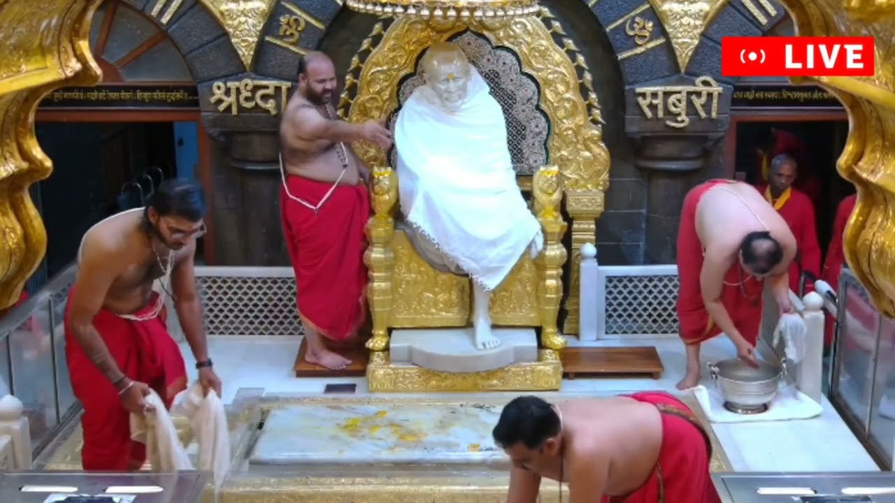 Sai Baba Sandhya Dhoop Aarti ll Today Live Shridi ll Chandra grahan ll 03 March 26 