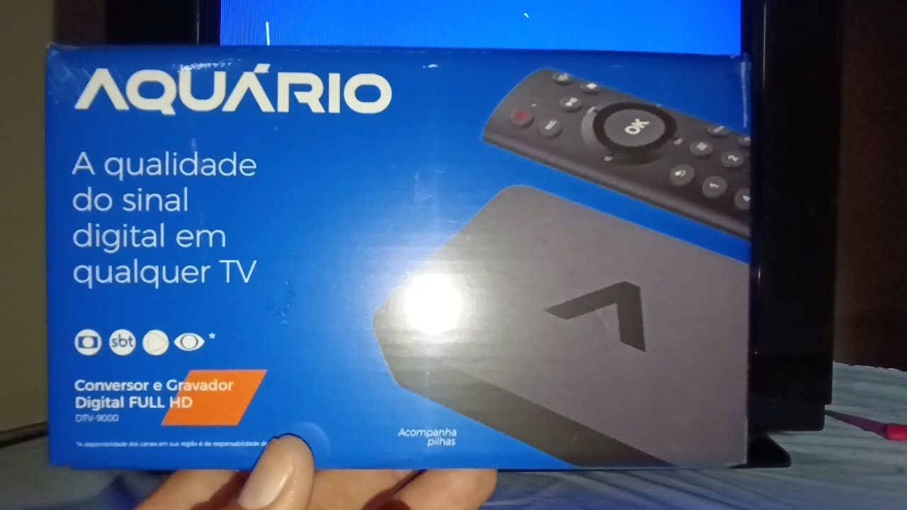 Como instalar um conversor digital aquário na sua TV de tubo DTV-9000