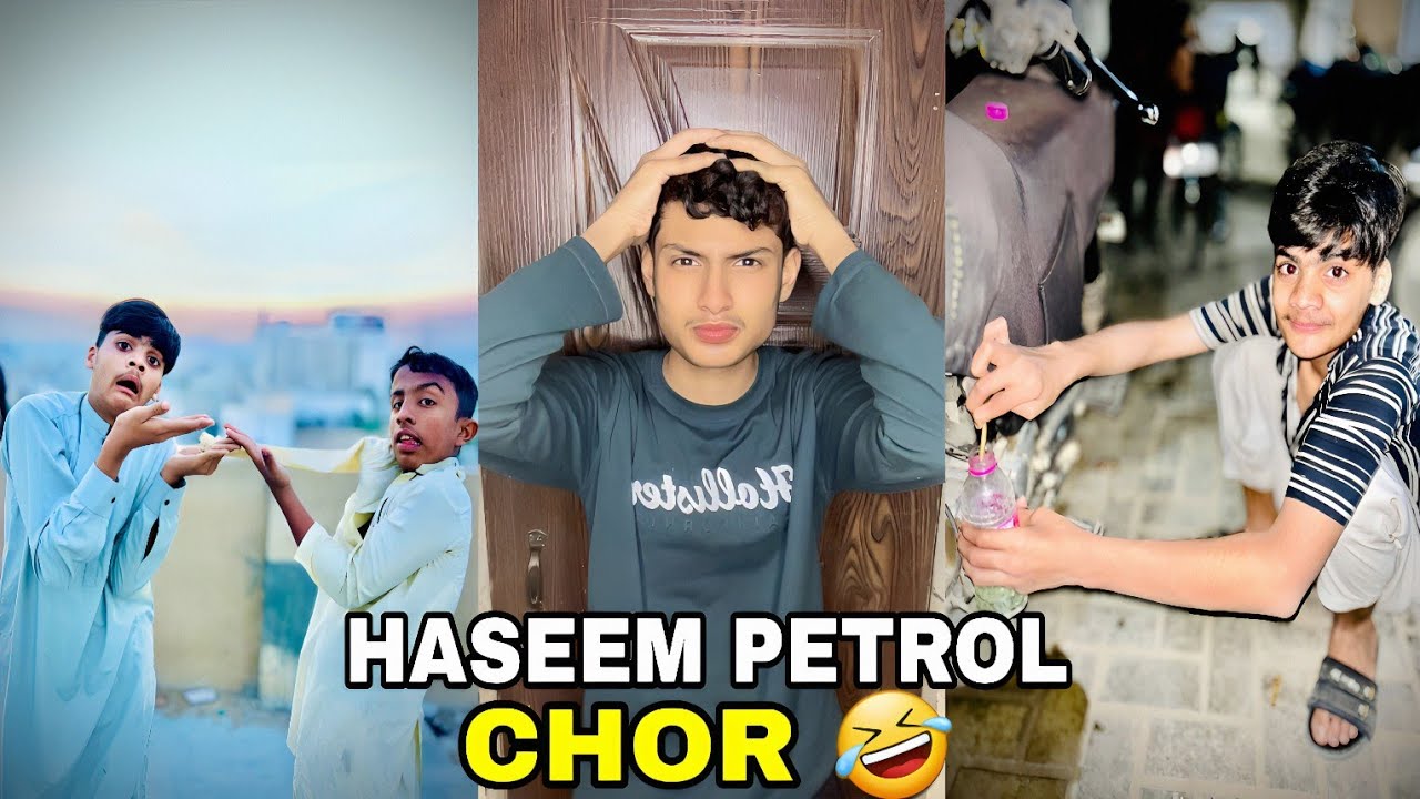 HASEEM NE BIKE SE PETROL CHORI KARLIYA 🤣 [ HASEEM OR BILAL PAGAL HOGAYE 🤣 