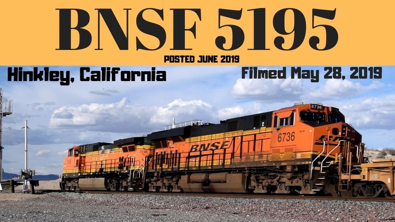 Railfanning 2019 BNSF Well Car Train BNSF 5195 GE C44-9W- #VisionsofEd