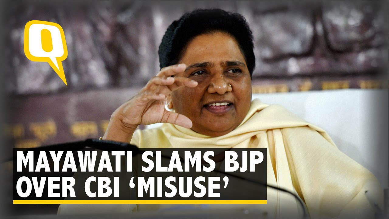 Mayawati Slams BJP For &lsquo;Misusing&rsquo; CBI