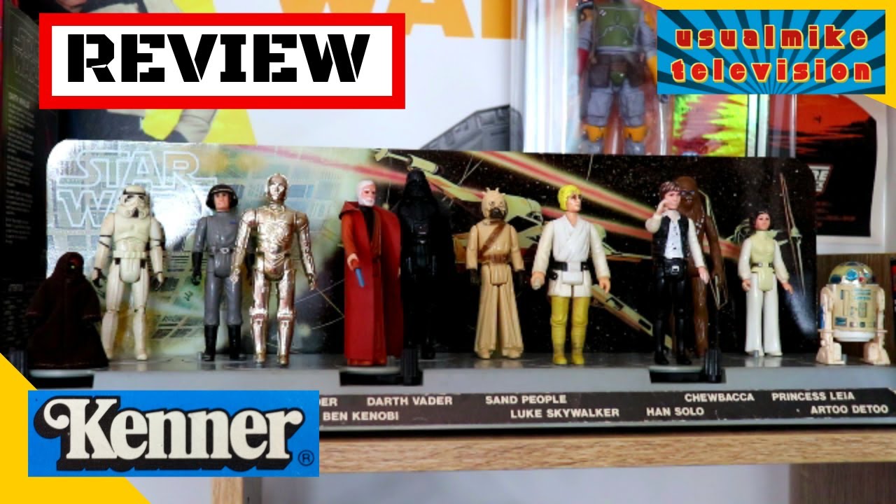 STAR WARS ACTION FIGURE REVIEW ON FIRST 12 KENNER STAND