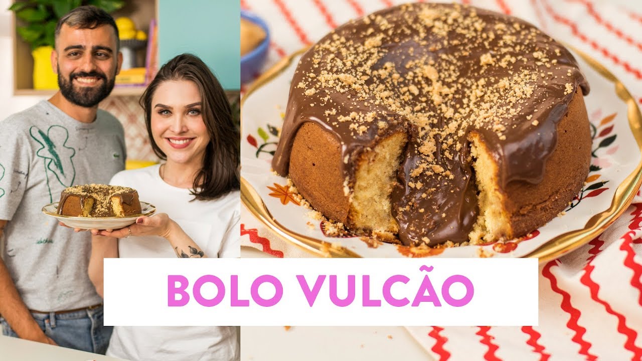 Bolo Vulcão de Brigadeiro de Amendoim | O Chef e a Chata