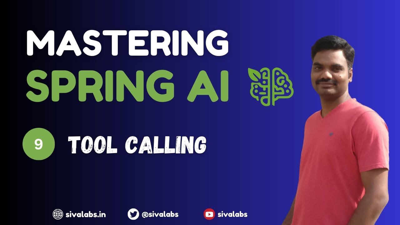 Spring AI Tutorial : 09 - Extend LLMs Capabilities using Tool Calling