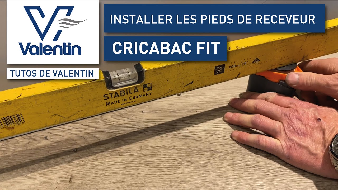Comment installer des pieds de receveur?