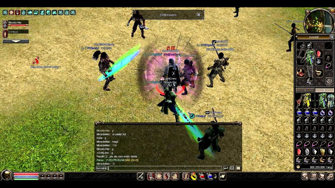 Metin2 Quadcore - BloodyWar 113 vs. [GM]Desiderio