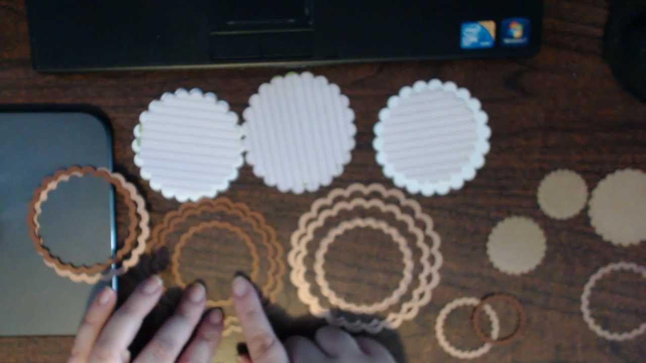Spellbinders Large & Small Dies Working Together