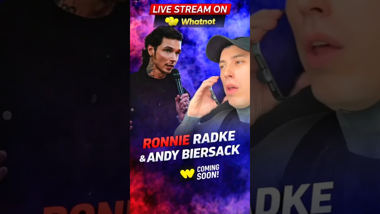 Coming Soon! Ronnie Radke LIVE with Special Guest Andy Biersack from Black Veil Brides