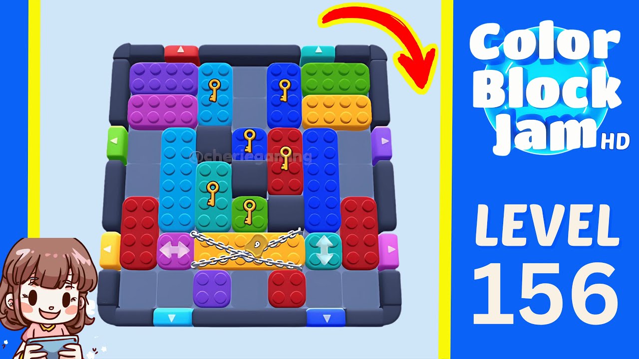 Color Block Jam Level 156 Solution Walkthrough