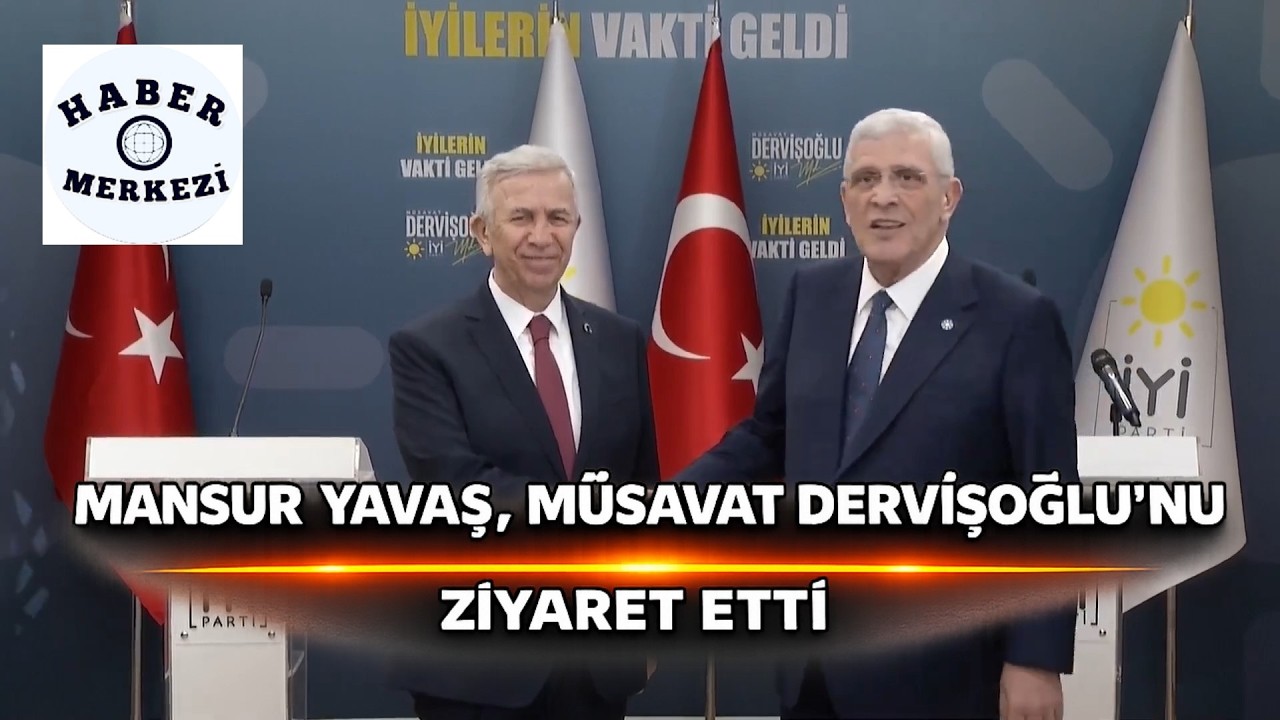 Mansur Yavaş, Müsavat Dervişoğlu'nu ziyaret etti!