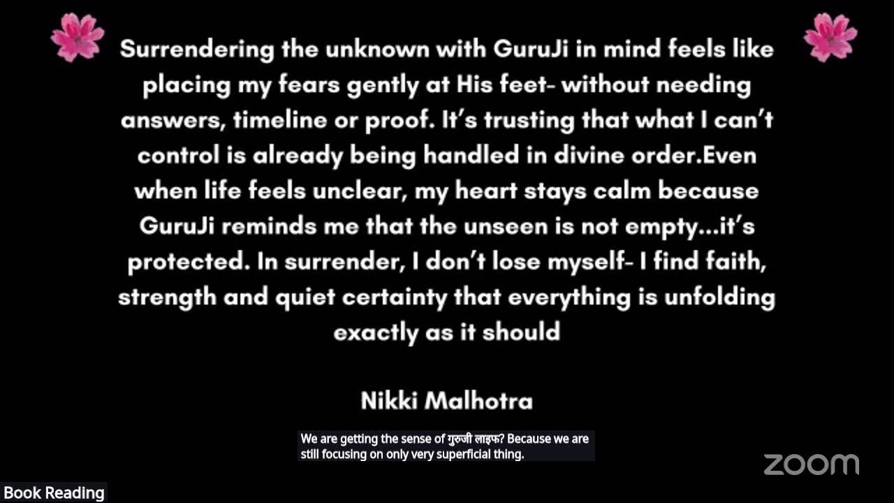 Book Reading - Letters to your Soul By Nikki Malhotra