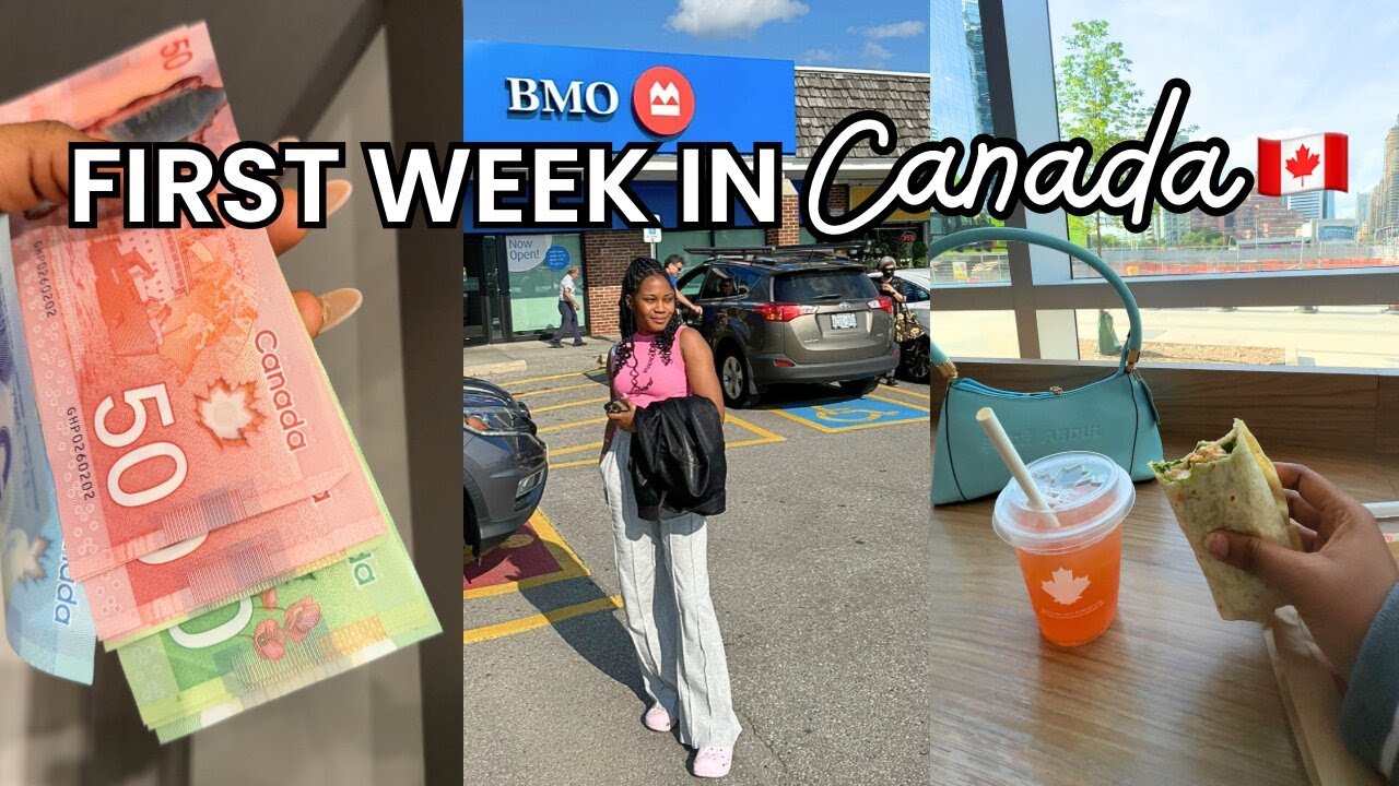 CANADA VLOG #2: Моя первая неделя в Канаде 🇨🇦 — Новые банковские счета + Поиск квартиры и многое ...