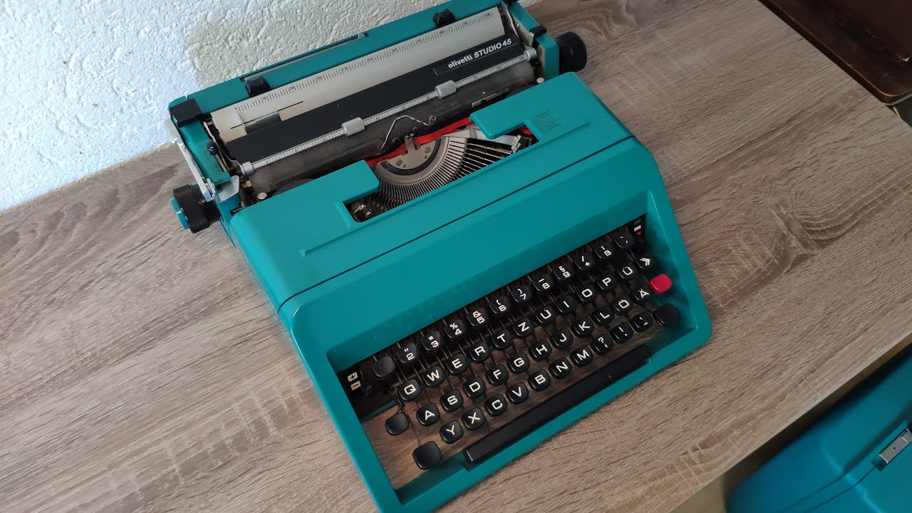 Olivetti Studio 45 PICA-freie Schrift 1968 Schreibmaschine