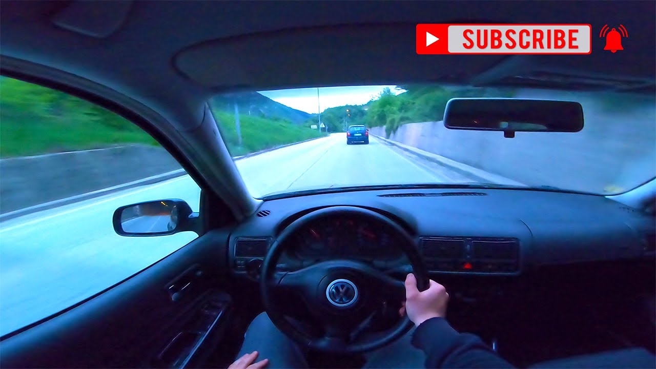 VW GOLF 4 | 1.9 TDI CHIP TUNING (2002) - POV DRIVE, ACCELERATION
