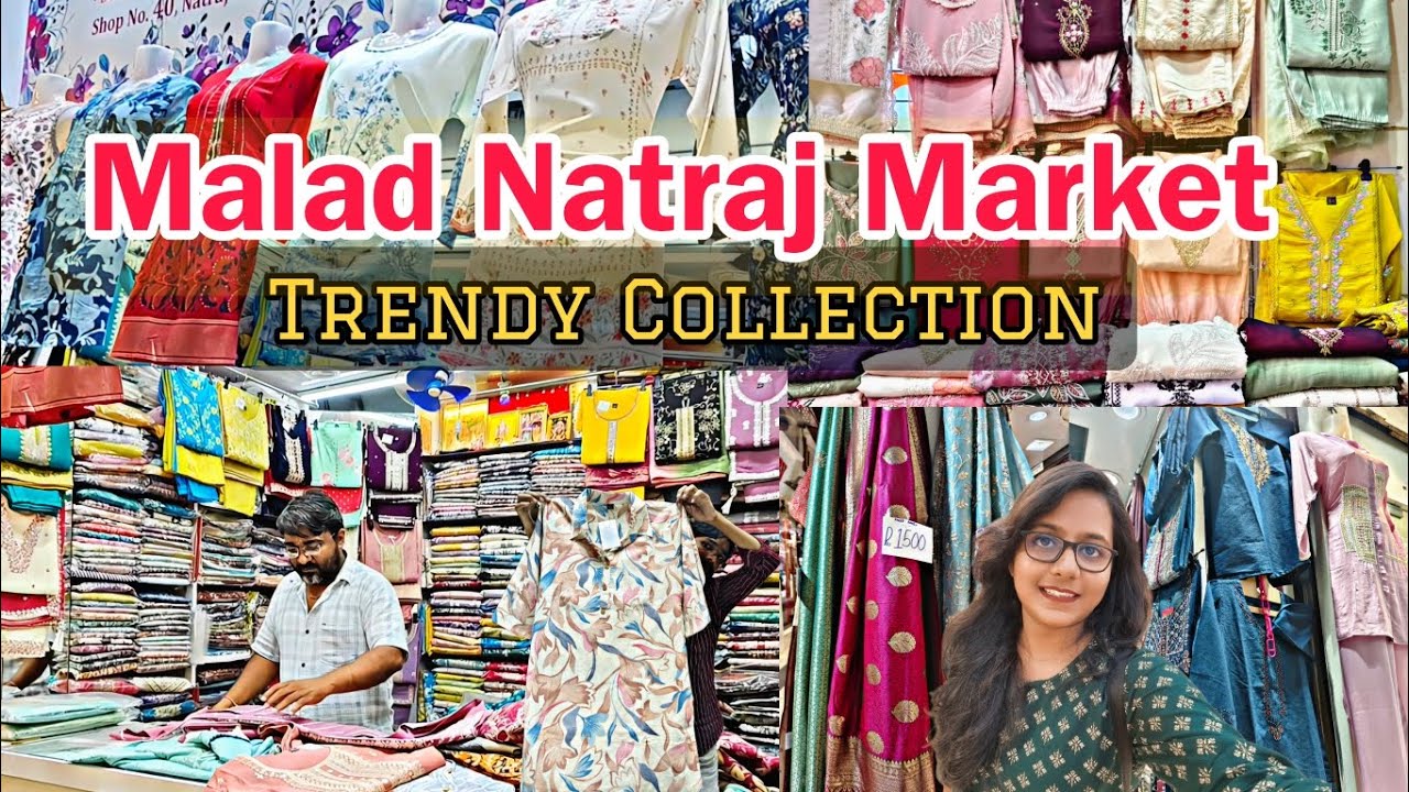 MALAD NATRAJ MARKET SHOPPING - नटराज मार्केट मलाड | Ethnic Wear Cord Sets & Saree Collection |Mumbai