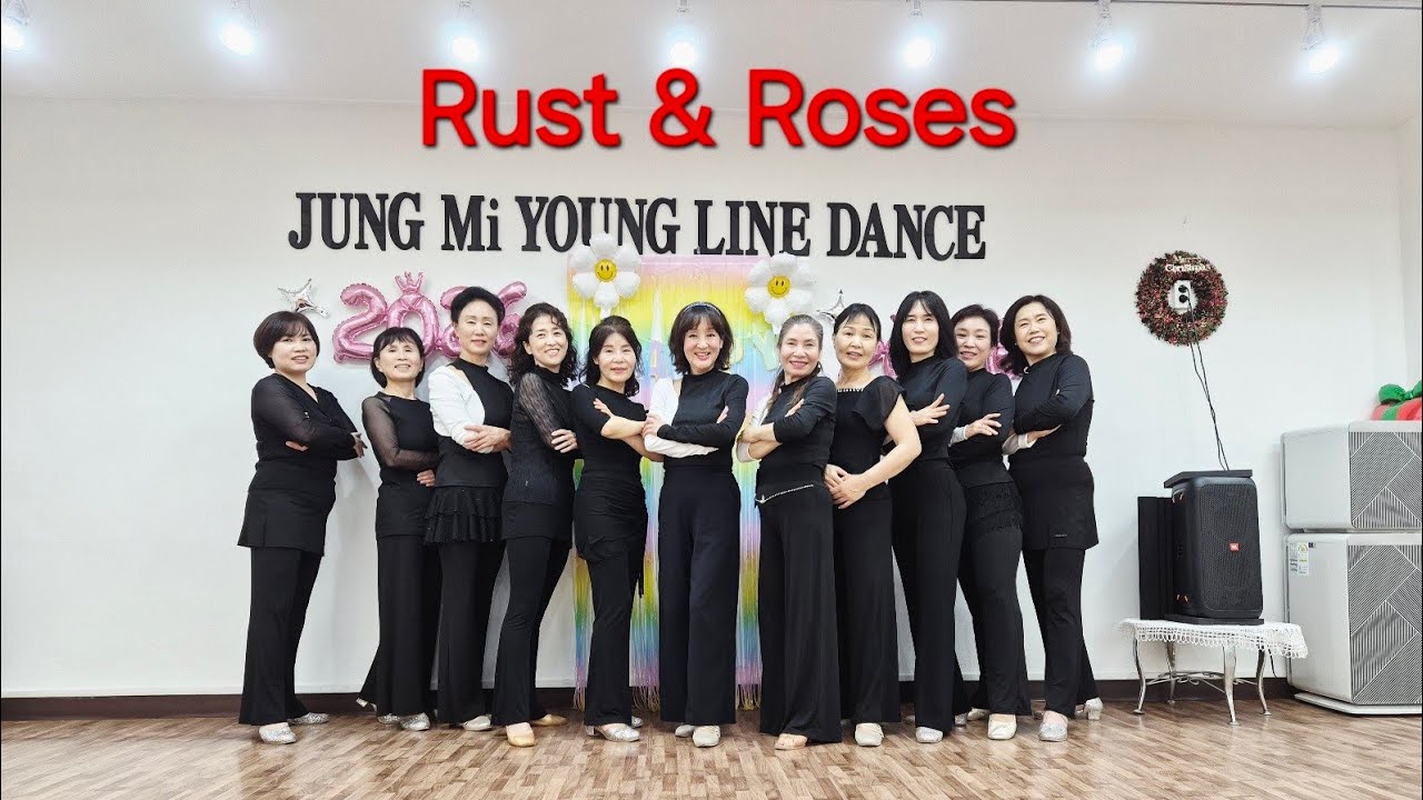 Rust & Roses Line Dance#정미영의라인댄스#화곡역3번출구#강서구라인댄스#나누리동호회#리뷰클래스#달빛라인동호회#아미고라인동호회