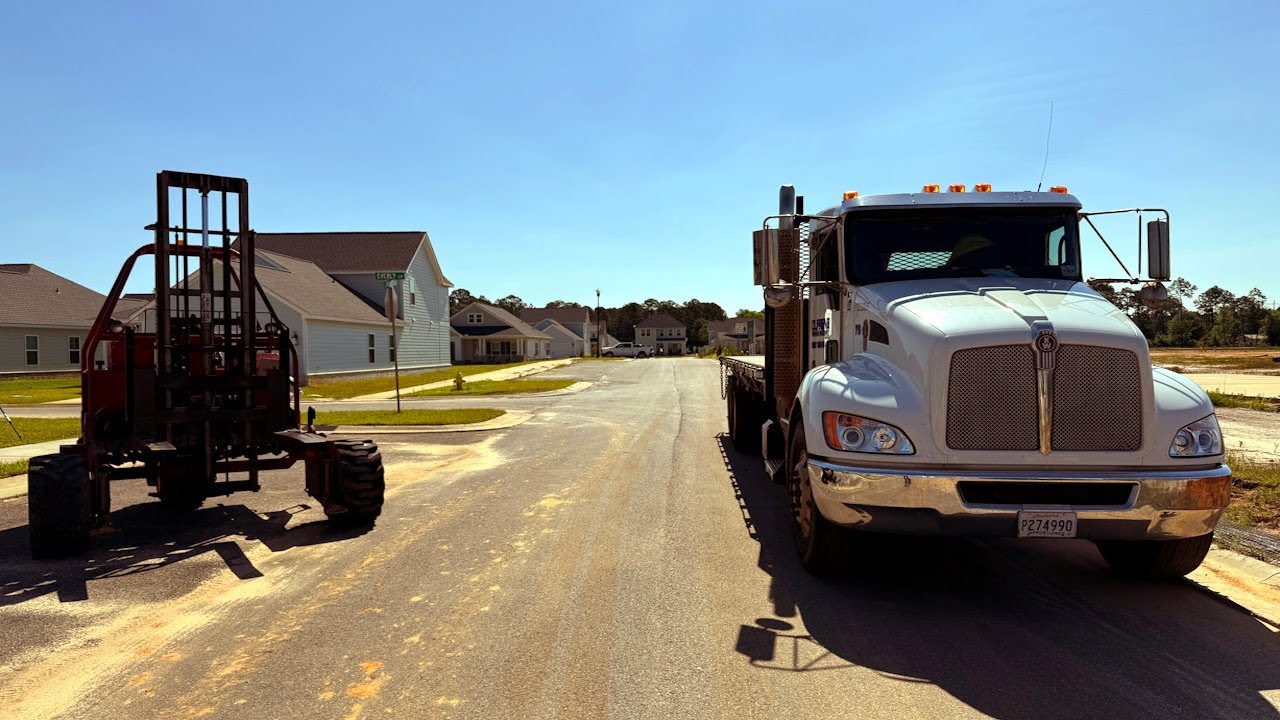 I'm BACK.   In A FLATBED!?